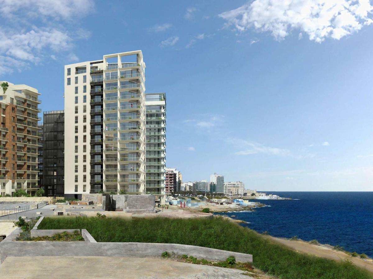 Gorgeous Apartment With Terrace In Fort Cambridge, Pool 斯利马 外观 照片